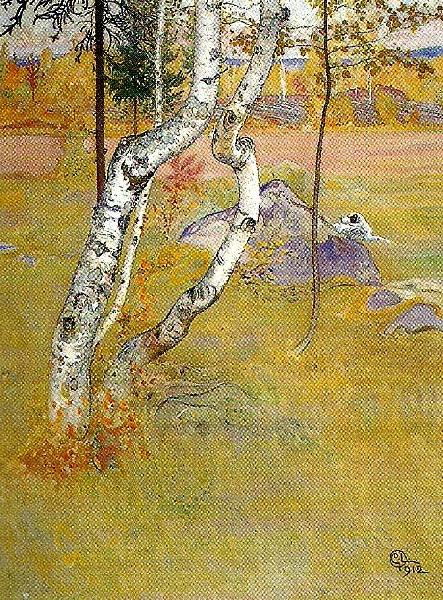 Carl Larsson bjorkarna china oil painting image
